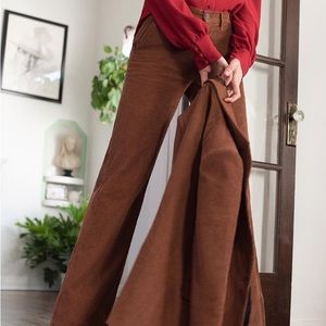 Reformation Dillon corduroy brown pant sz 27